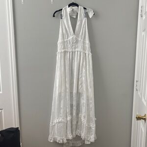 Elegant White Maxi Dress